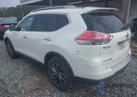 2016 Nissan Rogue Sl из США, поврежденный, VIN 5N1AT2MT2GC878805